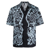 Barocco print cotton shirt